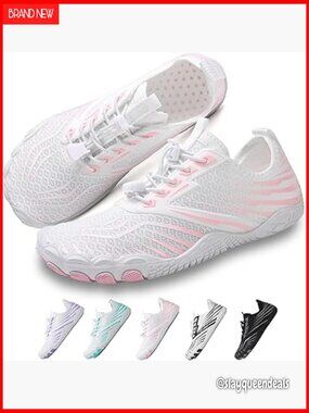 Quick Dry Non-Slip Water Shoes for Women Men Wide Toe Barefoot Footwear